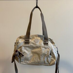 Kipling Shiny Beige Bag